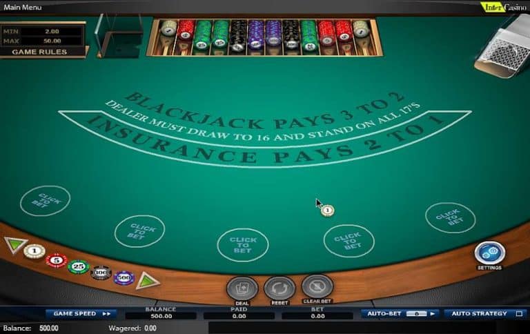Keberuntungan Main European Blackjack Antara Strategi Unik